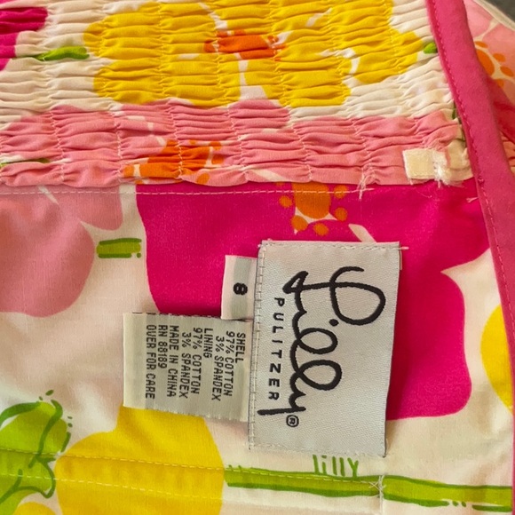 LILLY PULITZER STRAPLESS DRESS NWOT - Picture 3 of 5